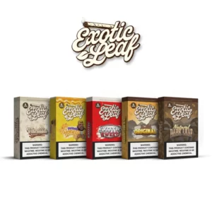 Exotic Leaf Blunt Wraps 5pk Display- 8ct