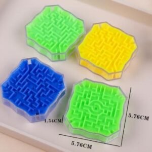 3D Maze Puzzle Ball & Cube - 5.8 cm Octagon