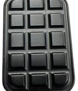 Building Block Metal Push Slider - Black Grid