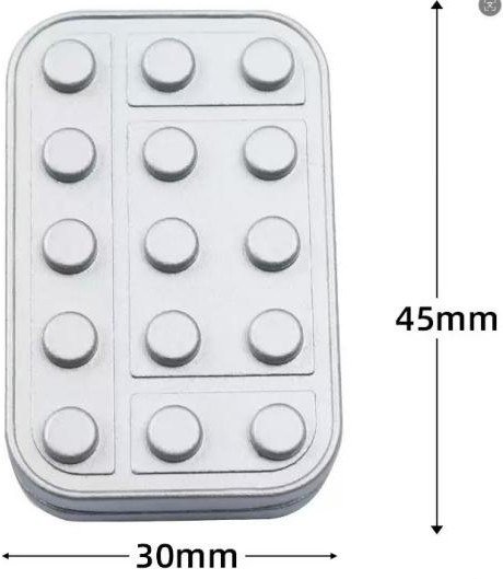 Building Block Metal Push Slider