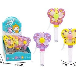 Candy Toy Mini Hand Fan - Butterfly Fan B