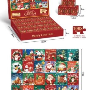 Christmas 24-Grid Puzzle Advent Calendar