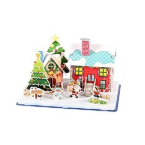 Christmas 3D Paper Puzzle - Cottage