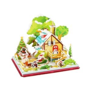 Christmas 3D Paper Puzzle - Tree House