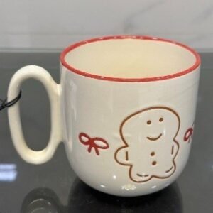 Christmas Ceramic Camp Mug - Gingerbread B