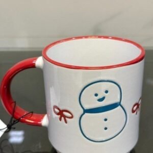 Christmas Ceramic Camp Mug - Snowman