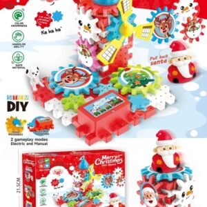 Christmas Gear Building Blocks STEM Set