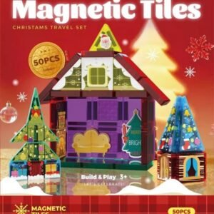 Christmas Magnetic Tiles 50 pcs