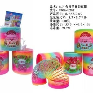 Christmas Rainbow Spring Coil