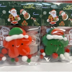 Christmas Squishy Pinch Toy - Nightcap Stars