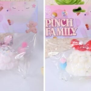 Christmas Squishy Pinch Toy - Pink Christmas Tree