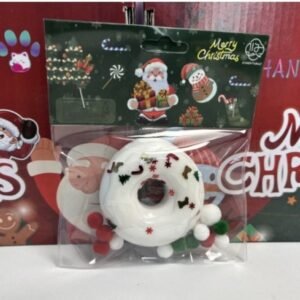 Christmas Squishy Pinch Toy - Sprinkle Donut