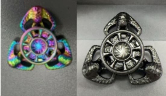 Fire Butterfly Metal Fidget Spinner