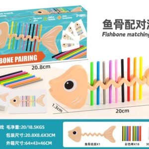 Fishbone Color Matching Game
