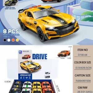 Inertia Toy Car with Lights, Sound & Opening Doors