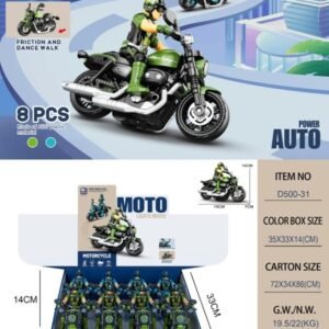 Inertia Toy Motorcycle with Lights & Sound - Dirt Bike