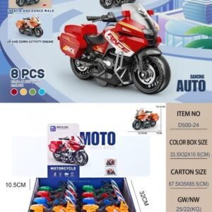 Inertia Toy Motorcycle with Lights & Sound