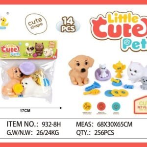 Little Cute Pets Play Set - 14 pcs Pet Set (Large)