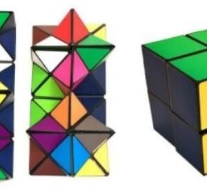 Magic Speed Cube Puzzle - 2-in-1 Cube - Bag