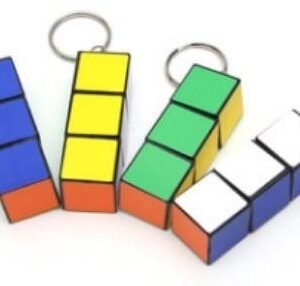Magic Speed Cube Puzzle - Rectangle Keychain