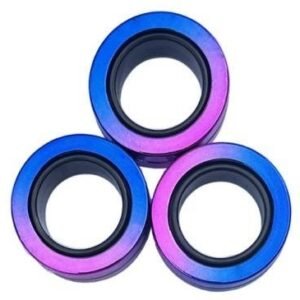 Magnetic Fidget Spinner Rings (3-Ring Set)