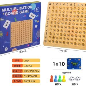 Multiplication Table Board Game - Board Game Edition