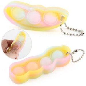 Peanut Pop Bubble Keychain