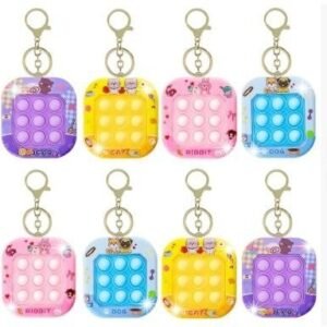 Quick Push Game Keychain