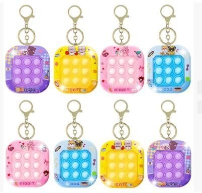 Quick Push Game Keychain
