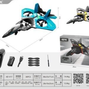 RC Fighter Jet Quadcopter - Teal Jet