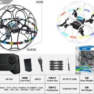 RC Flying Ball Drone with Protective Cage