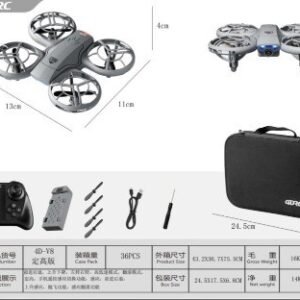 RC Quadcopter Drone with Propeller Guards - Altitude Hold - Style A