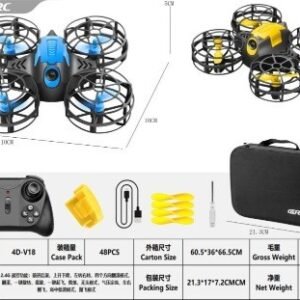 RC Quadcopter Drone with Propeller Guards - Mini Mesh