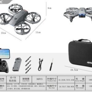 RC Quadcopter Drone with Propeller Guards - Sensor Control Camera 0.3MP - Style A