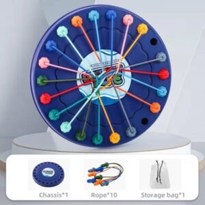 Rope Untangling Challenge Game - Blue