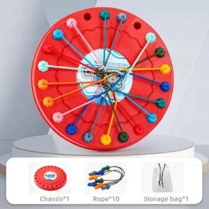 Rope Untangling Challenge Game - Red