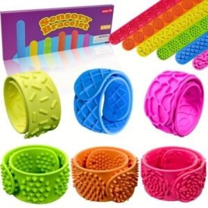 Sensory Slap Bracelets (6 pcs) - Color Box
