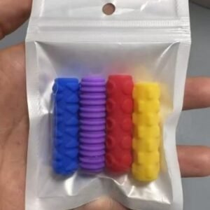Silicone Sensory Pen Caps - Model B - 4 pcs