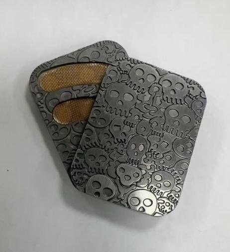 Skull Metal Push Slider