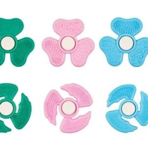 Three-Leaf Silicone Sensory Spinner