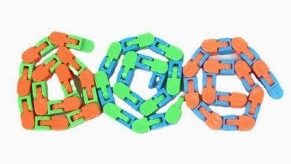 Wacky Track Snake Fidget (24 Links)