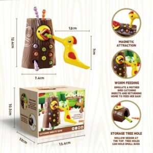 Woodpecker Magnetic Bug Catching Game - Style B